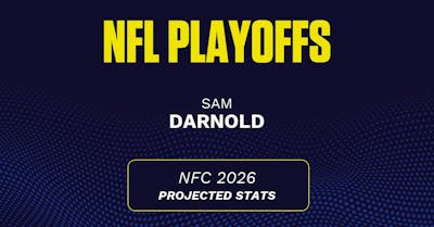Sam Darnold NFC Championship 2026 projections: Passing yards prediction, touchdown probability vs. Rams