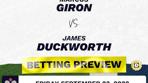 Marcos Giron vs. James Duckworth Predictions - Sep 23, 2022