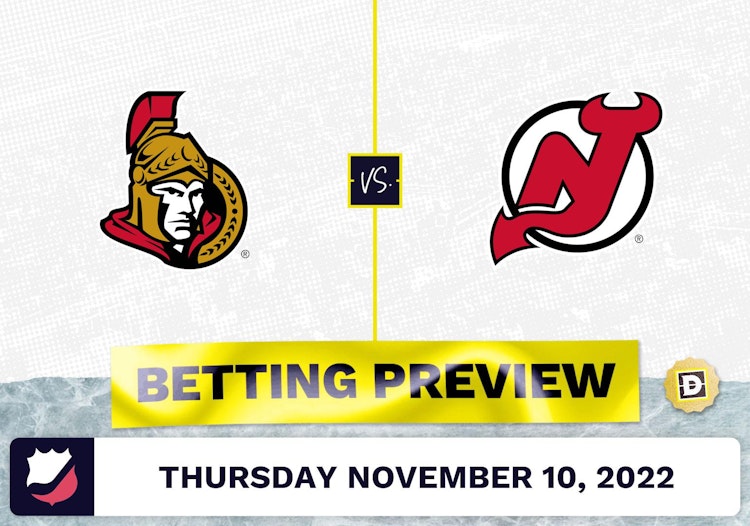 Senators vs. Devils Prediction and Odds - Nov 10, 2022