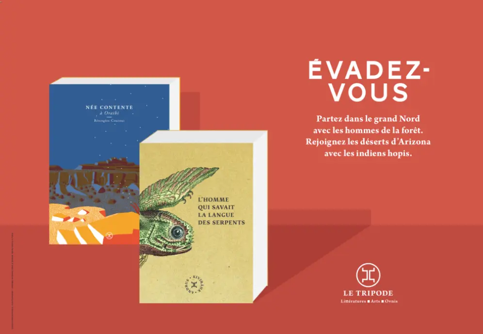 Réalisation 123IMPRIM : Affiches pour métro présentant un livre