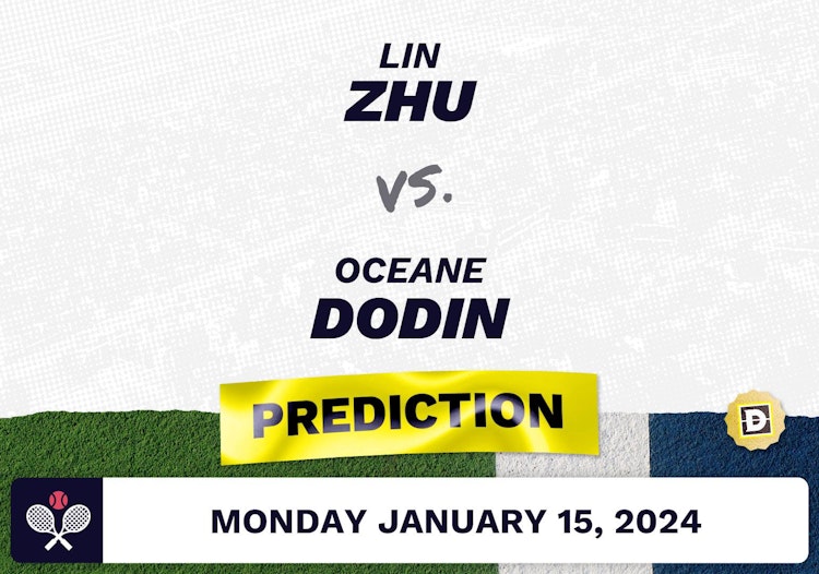 Lin Zhu vs. Oceane Dodin Prediction, Odds, Picks Australian Open 2024