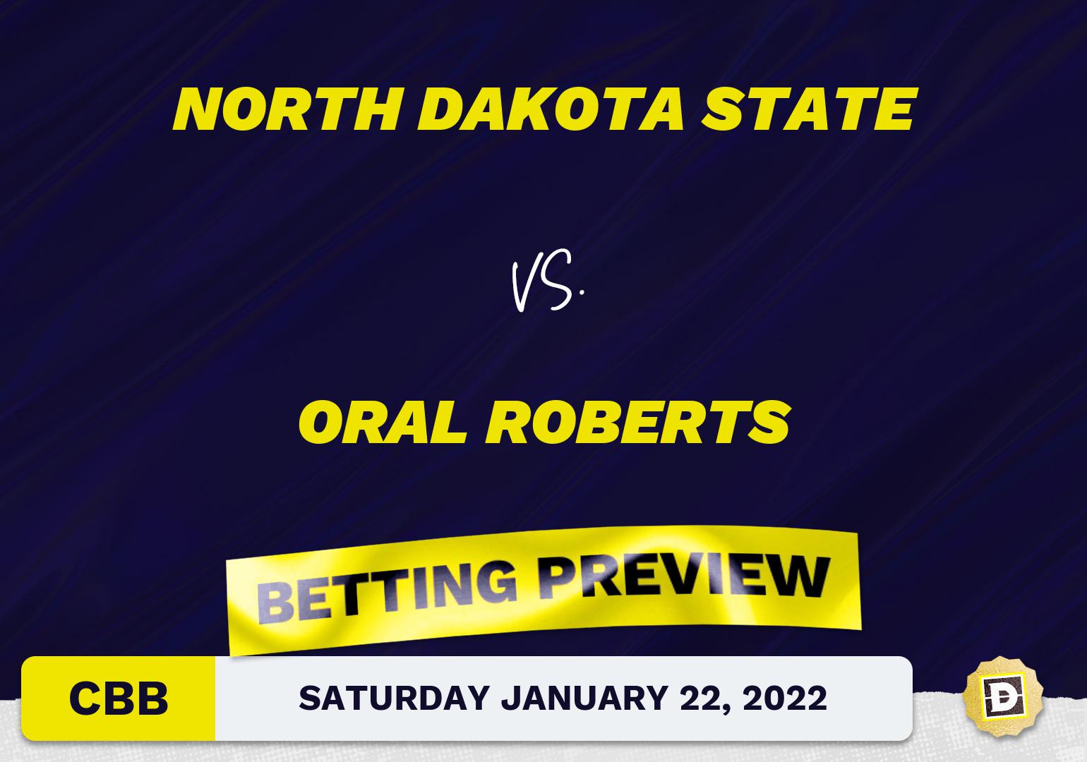 North Dakota State vs. Oral Roberts CBB Predictions and Odds - Jan 22, 2022