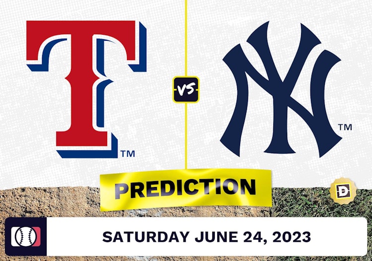 Rangers vs. Yankees Prediction for MLB Saturday [6/24/2023]