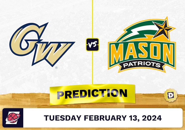 George Washington vs. George Mason Prediction, Odds, College Basketball Picks [2/13/2024]