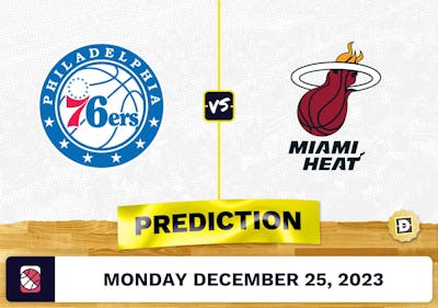 Philadelphia 76ers vs. Miami Heat Prediction, Odds, NBA Picks Christmas Day  [12/25/2023]