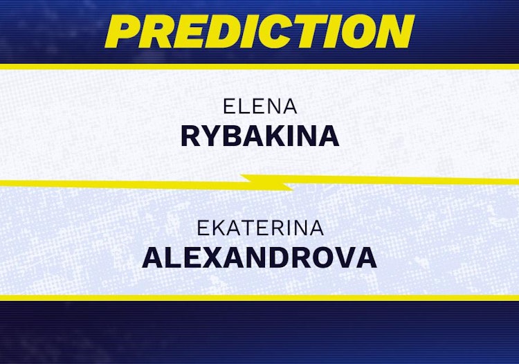 Elena Rybakina vs Ekaterina Alexandrova Tennis Prediction.