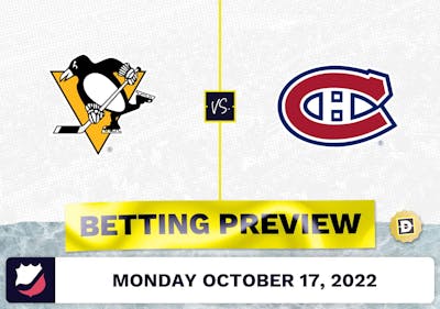 Penguins vs. Canadiens Prediction and Odds - Oct 17, 2022