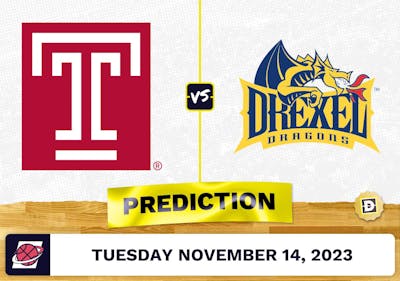 Temple vs. Drexel Basketball Prediction - November 14, 2023
