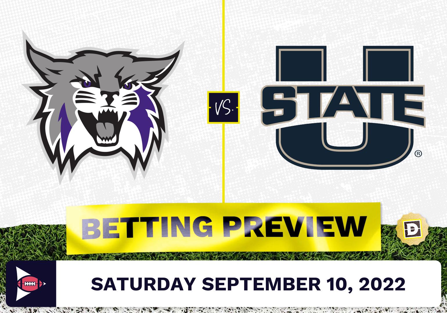 Weber State vs. Utah State CFB Prediction and Odds - Sep 10, 2022