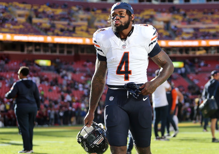 Chicago Bears Running Back D'Andre Swift.
