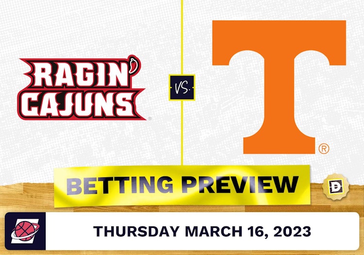 Louisiana-Lafayette vs. Tennessee March Madness Prediction and Odds - Mar 16, 2023