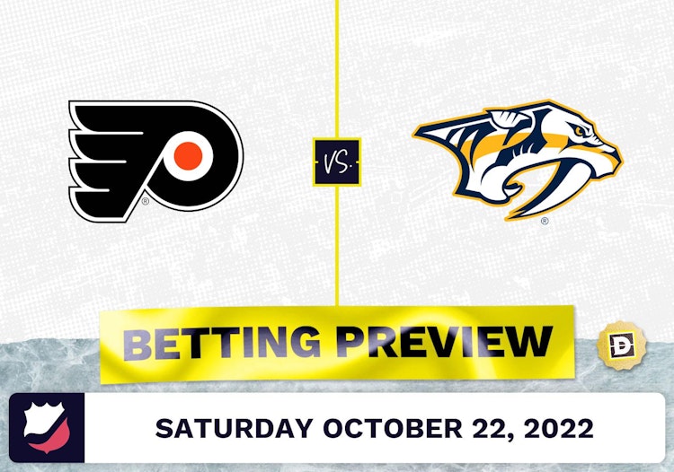 Flyers vs. Predators Prediction and Odds - Oct 22, 2022