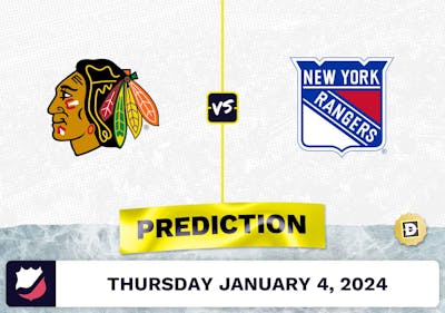 Chicago Blackhawks vs. NY Rangers Prediction, Odds, NHL Picks  [1/4/2024]