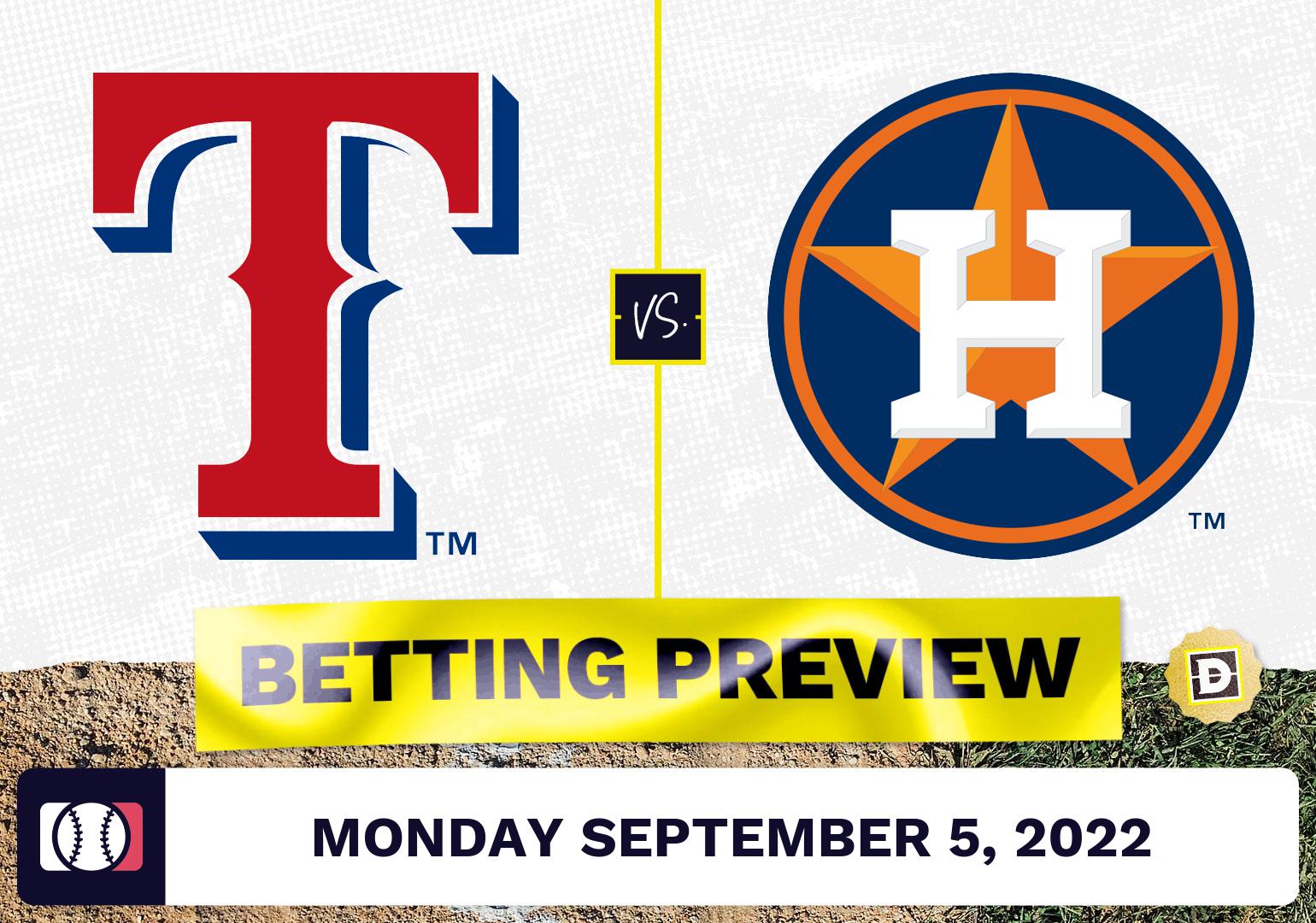 Rangers vs. Astros Prediction and Odds - Sep 5, 2022
