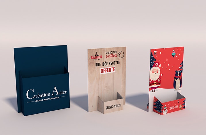 Porte leaflet de comptoir imprimés Porte-leaflet-de-comptoir-imprimes