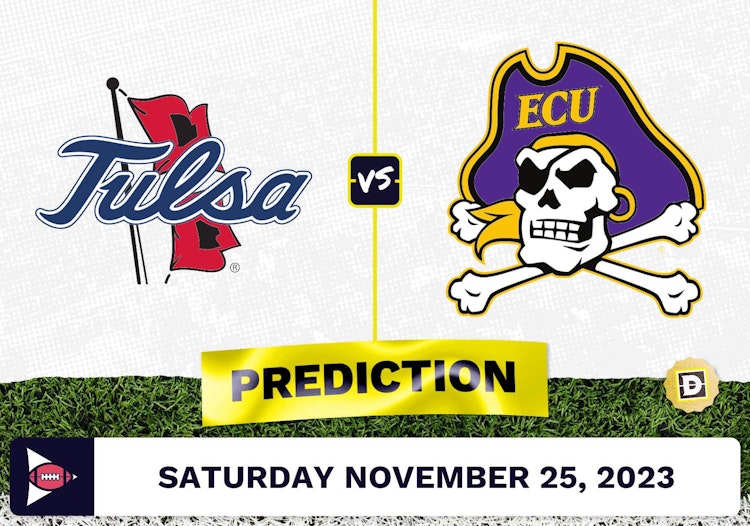 Tulsa vs. East Carolina CFB Prediction and Odds - November 25, 2023