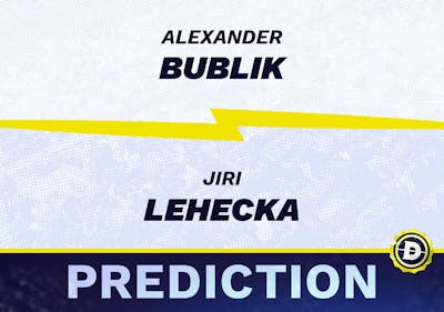 Alexander Bublik vs. Jiri Lehecka Prediction, Odds, Picks for ATP Dubai 2024