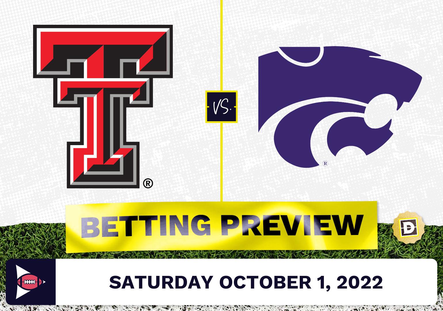 Texas Tech vs. Kansas State CFB Prediction and Odds - Oct 1, 2022