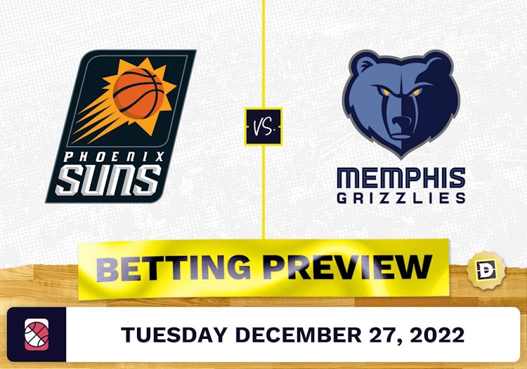 Suns vs. Grizzlies Prediction and Odds - Dec 27, 2022