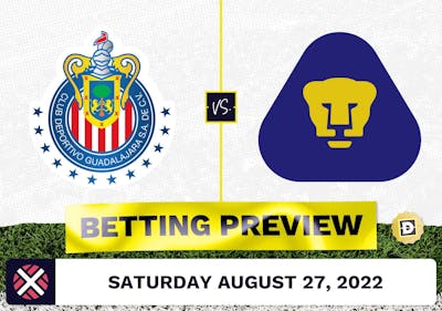 Guadalajara vs. Pumas UNAM Prediction and Odds - Aug 27, 2022