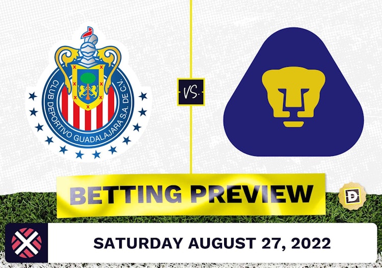 Guadalajara vs. Pumas UNAM Prediction and Odds - Aug 27, 2022