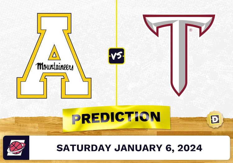 Appalachian State vs. Troy Prediction, Odds, College Basketball Picks  [1/6/2024]