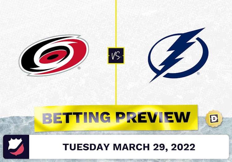 Hurricanes vs. Lightning Predictions and Odds - Mar 29, 2022