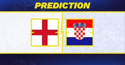 Croatia vs. England 2026 World Cup early prediction with win probabilities