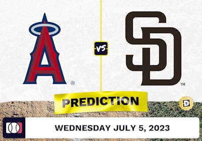 Angels vs. Padres Prediction for MLB Wednesday [7/5/2023]