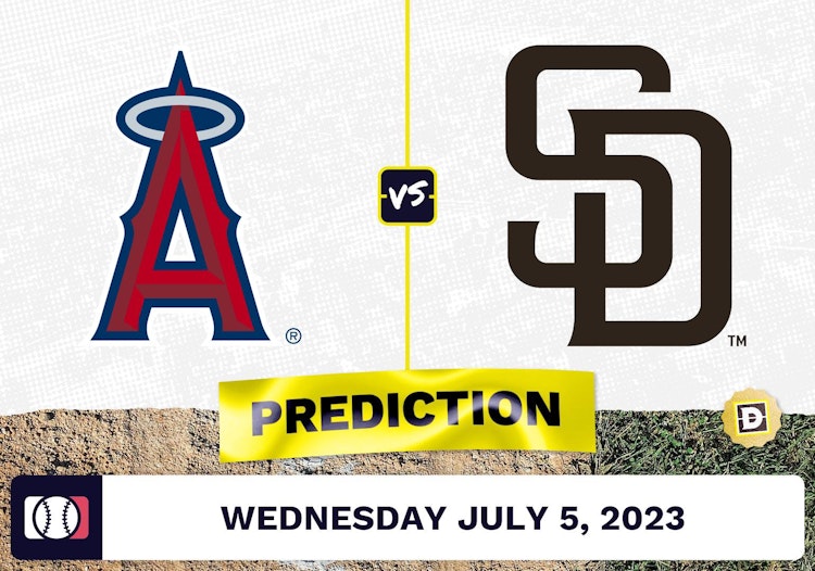 Angels vs. Padres Prediction for MLB Wednesday [7/5/2023]