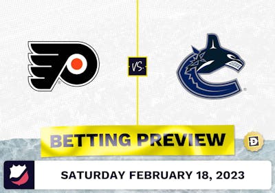 Flyers vs. Canucks Prediction and Odds - Feb 18, 2023