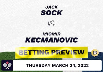 Jack Sock vs. Miomir Kecmanovic Predictions - Mar 24, 2022