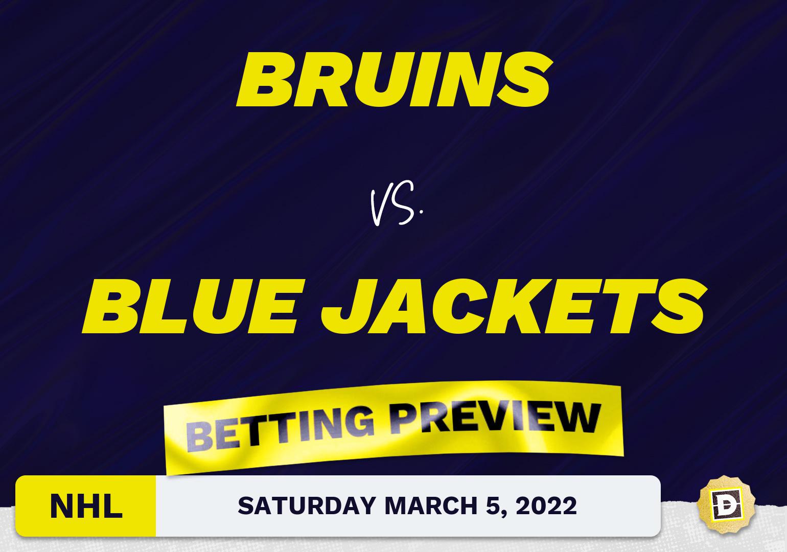 Bruins vs. Blue Jackets Predictions and Odds - Mar 5, 2022