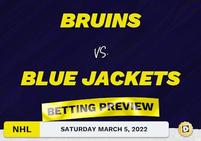Bruins vs. Blue Jackets Predictions and Odds - Mar 5, 2022