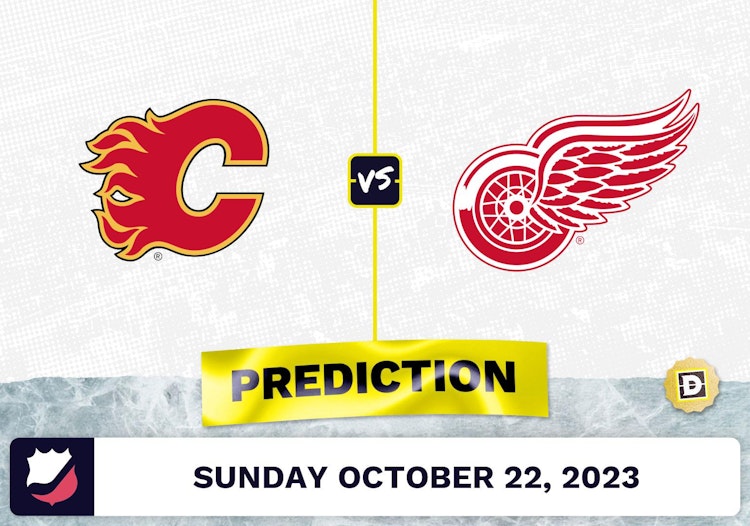 Flames vs. Red Wings Prediction and Odds - October 22, 2023