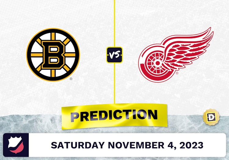 Bruins vs. Red Wings Prediction and Odds - November 4, 2023