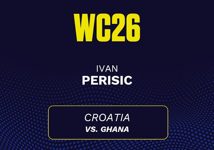 Ivan Perisic projected stats for Saturday, June 27, 2026.