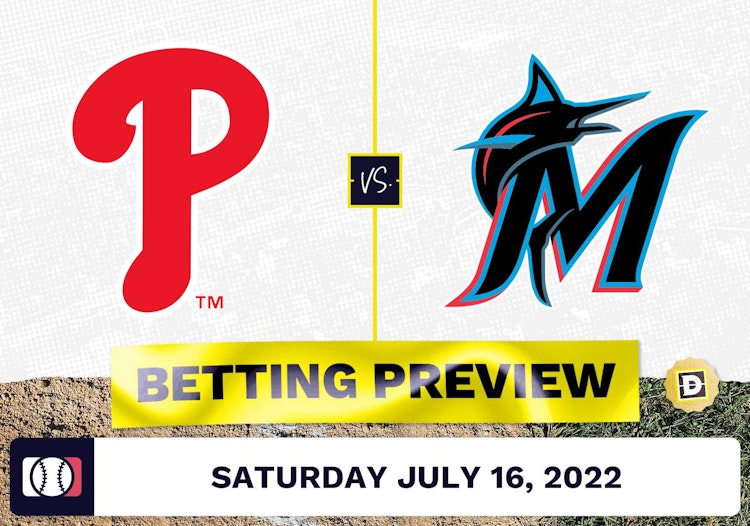 Phillies vs. Marlins Prediction and Odds - Jul 16, 2022