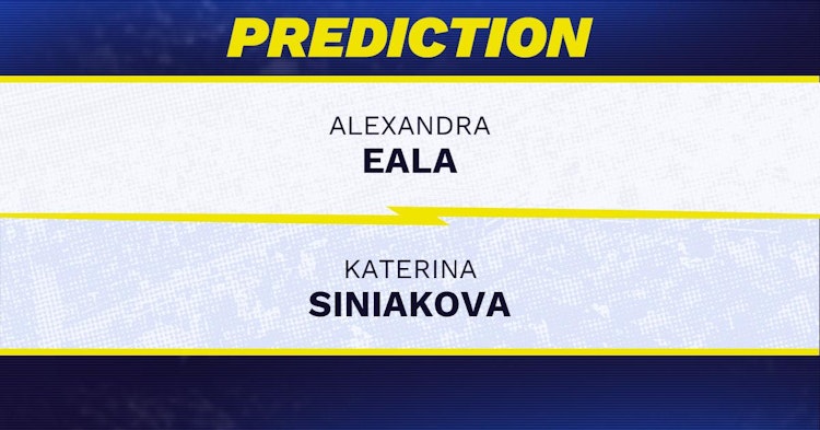 Alexandra Eala vs Katerina Siniakova Tennis Prediction.