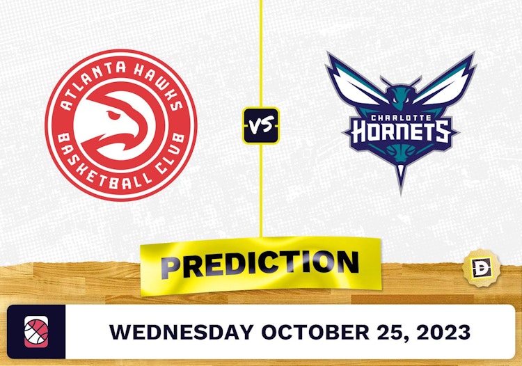 Hawks vs. Hornets Prediction and Odds - October 25, 2023