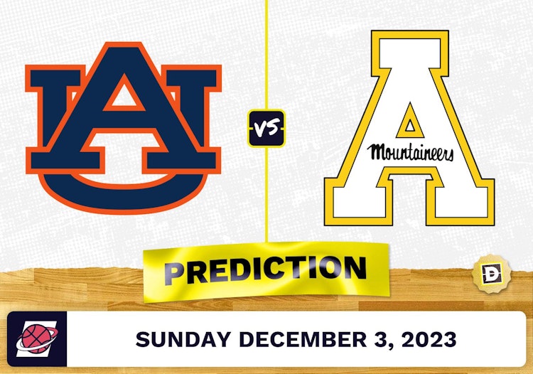 Auburn vs. Appalachian State Basketball Prediction - December 3, 2023