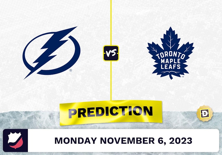 Lightning vs. Maple Leafs Prediction and Odds - November 6, 2023