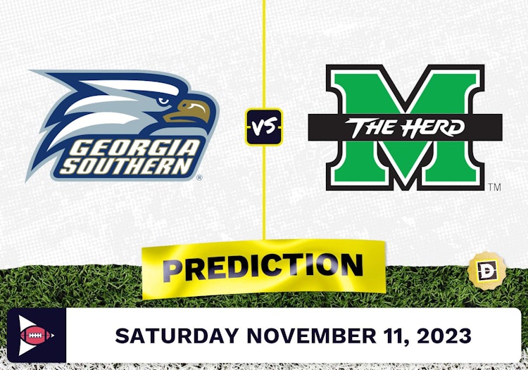 Georgia Southern vs. Marshall CFB Prediction and Odds - November 11, 2023