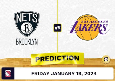 Brooklyn Nets vs. Los Angeles Lakers Prediction, Odds, NBA Picks [1/19/2024]