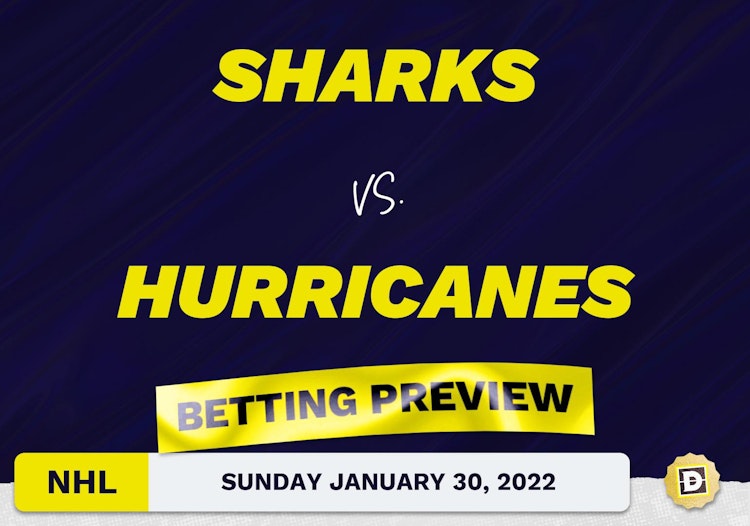 Sharks vs. Hurricanes Predictions and Odds - Jan 30, 2022