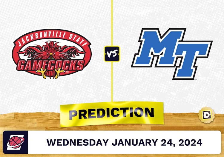 Jacksonville State vs. Middle Tennessee Prediction, Odds, College Basketball Picks [1/24/2024]