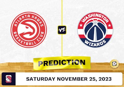 Hawks vs. Wizards Prediction and Odds - November 25, 2023