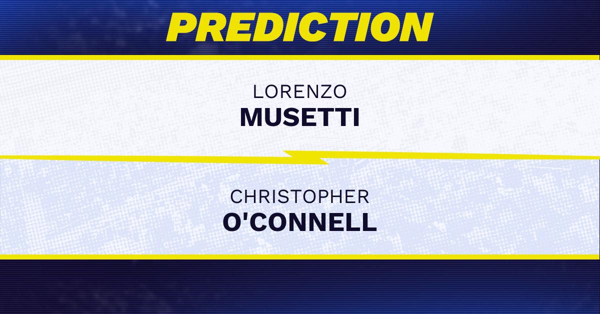 Lorenzo Musetti vs Christopher O'Connell Tennis Prediction.