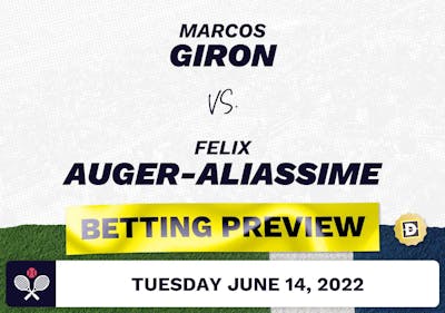 Marcos Giron vs. Felix Auger-Aliassime Predictions - Jun 14, 2022