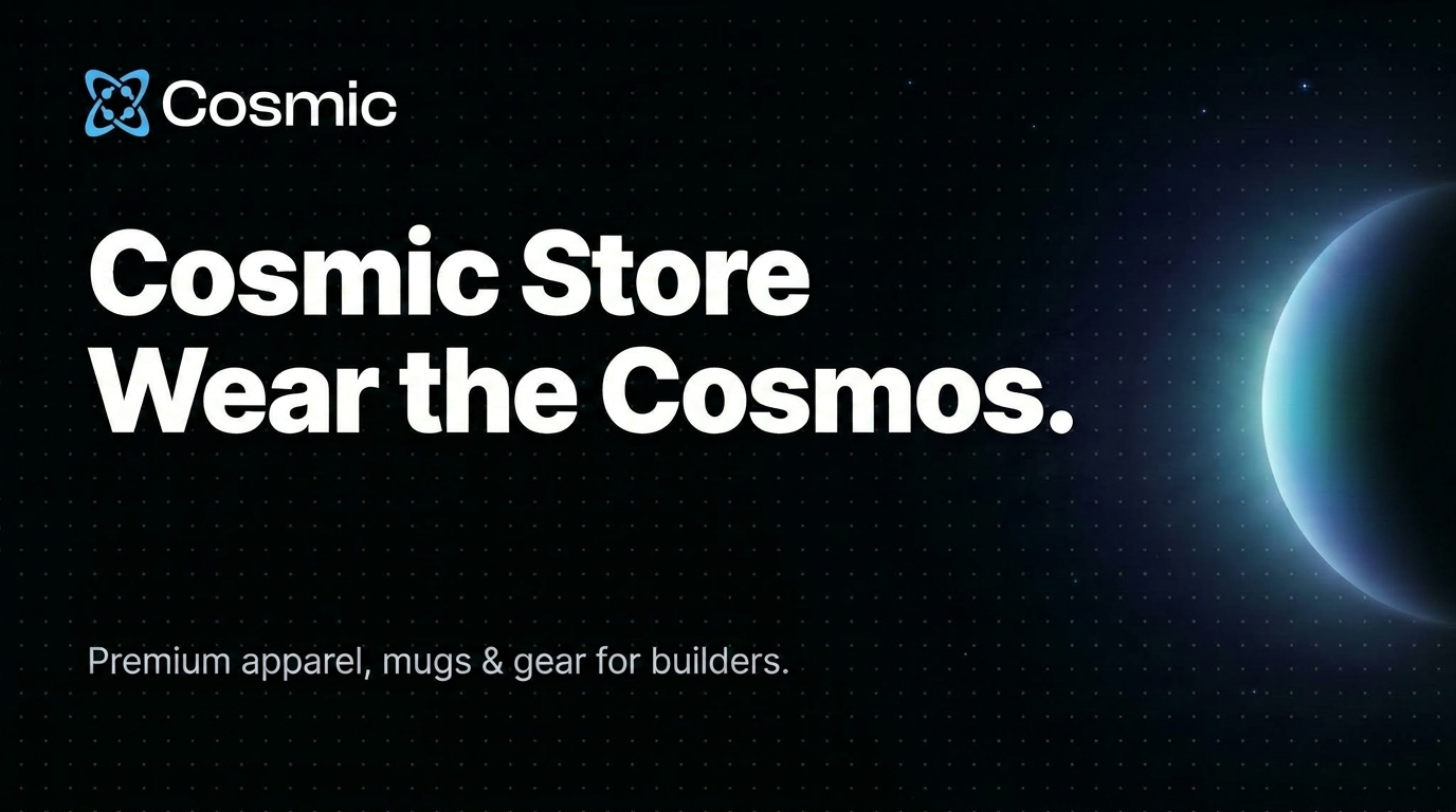 Cosmic Store Cosmic Store — Official Swag